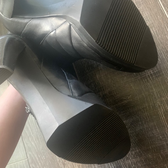 NEIMAN MARCUS Serafina Heeled Booties - Black - Size 9 - NWT! - Picture 5 of 5